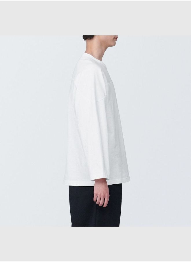 MUJI Heavy Weight Jersey Wide-Fit Football T-Shirt  - Image 3