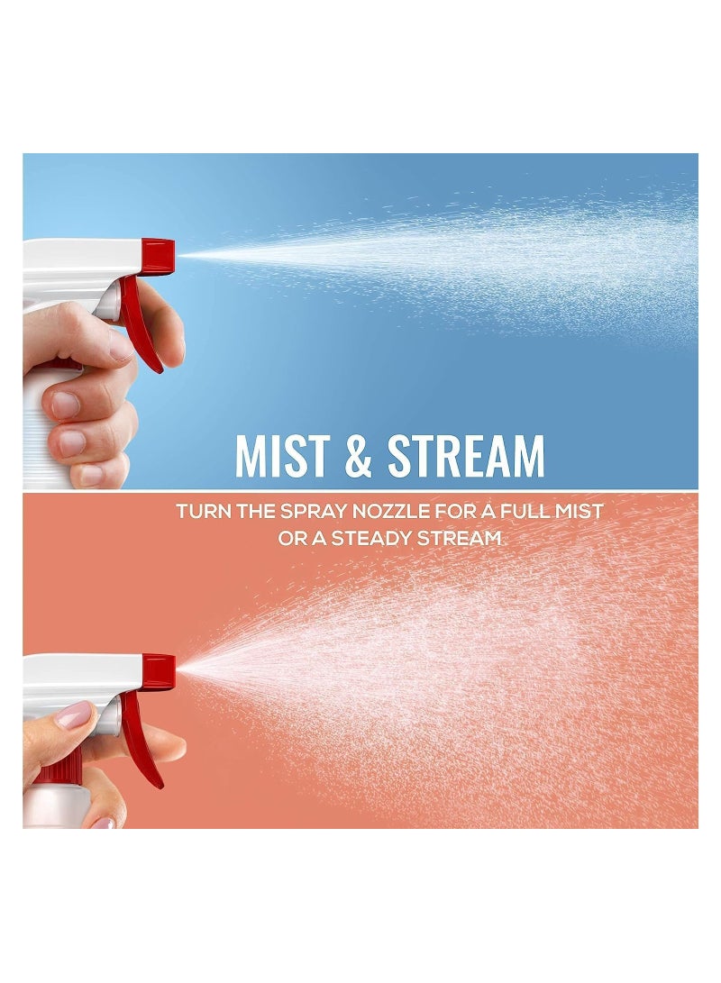 سيوسي زجاجة رذاذ ( 4 حزم ، 16 أوقية ) ، زجاجة رذاذ بلاستيكية فارغة لإعادة تعبئة محلول التنظيف ، رذاذ الشعر ، وقطع غيار السيارات ، ومعدات الرش ، بخاخ الثقيلة - Image 4