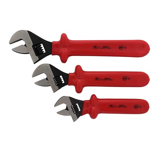 Wiha 76290WIH 084705762906 MultiUse Adjustable Wrench 812 Inches Individually Tested Slip Guard Handle Design Etched Scales Meets Safety Standards - Image 1