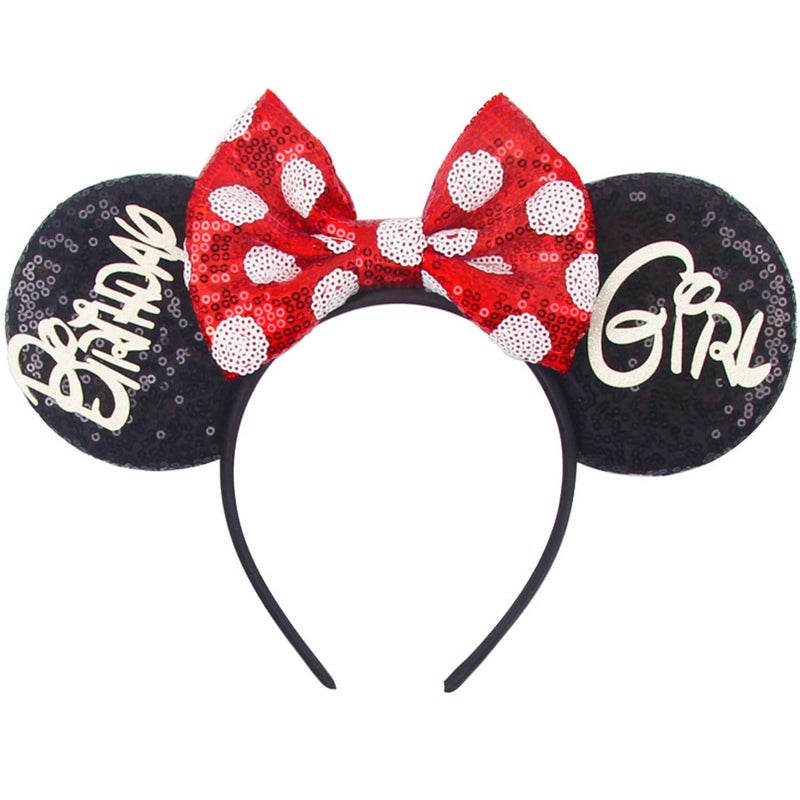 MADO spider mouse ears headband for kids boys girls women, Spider mini ears costume acceossories for kids boys girls women adults(red blue spider) - Image 1