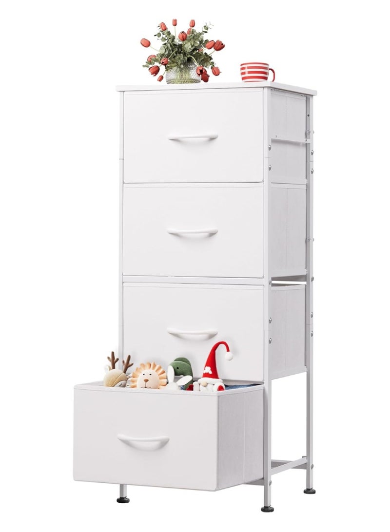 Gaayou Storage Cabinet with Drawers, 4 Layer Dresser Organizer for Bedroom, Living Room and Closets Storage - Image 1