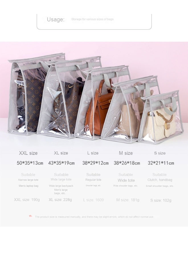NeeMee Transparent PVC Hanging Bag - Dustproof and Moisture-proof Storage - Image 5
