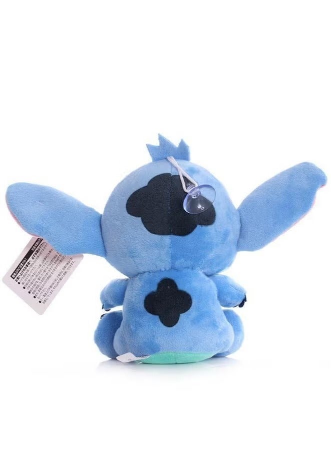 18cm Stitch Stuffed Plush Models Cartoon Stuffed Plush Dolls Anime Plush Baby Toys Kawaii Kids Birthday Gift(Blue) - Image 3