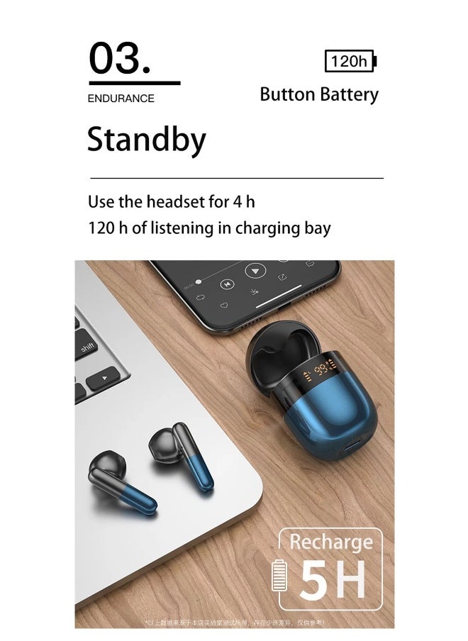 Generic - TWS J28 Bluetooth Headphones Wireless Earphone Gaming Headset With Touch earbuds For Popsocket All Smartphone Xiaomi Huawei - Image 1
