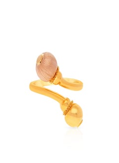 Malabar Gold and Diamonds 22 Carat 916 Purity Two Tone Gold Ring RG1185526T16 For Women  - Image 2