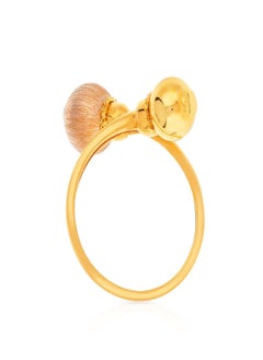 Malabar Gold and Diamonds 22 Carat 916 Purity Two Tone Gold Ring RG1185526T16 For Women  - Image 3