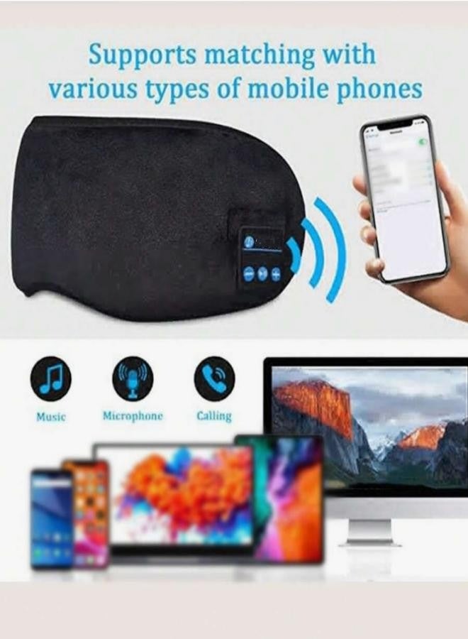 M MIAOYAN Bluetooth 5.0 sleep eye mask smart wireless music eye mask nap eye mask  - Image 4