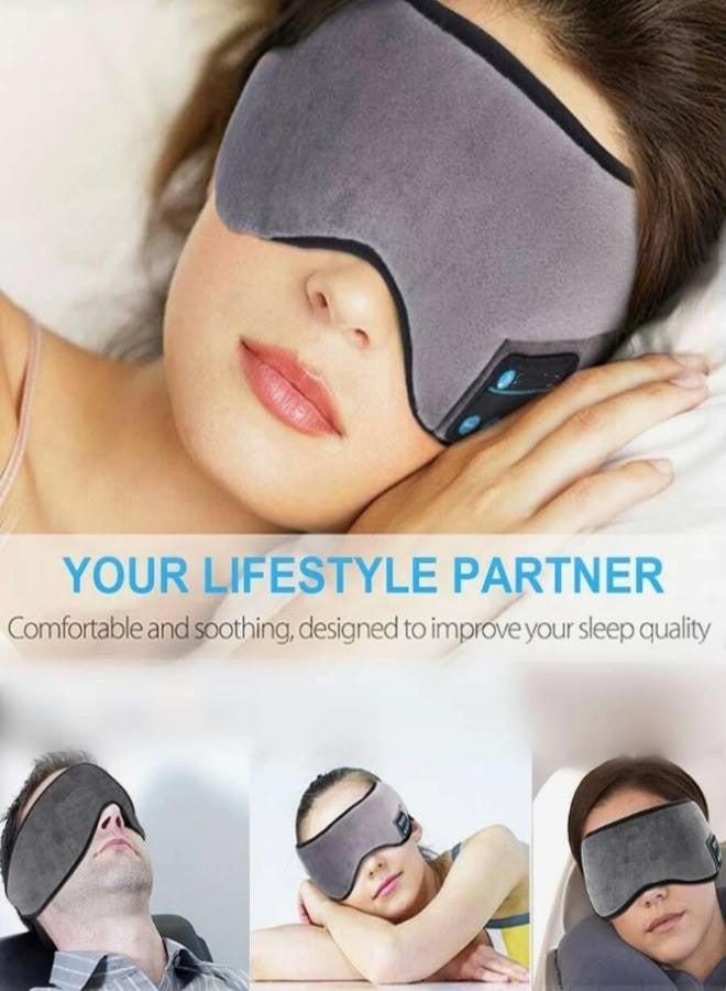 M MIAOYAN Bluetooth 5.0 sleep eye mask smart wireless music eye mask nap eye mask  - Image 3