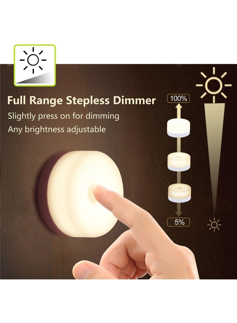 Rechargeable Mini Touch Night Light, Wireless LED Lamp for Kids - Portable, Dimmable Nursery Lamp - Image 3