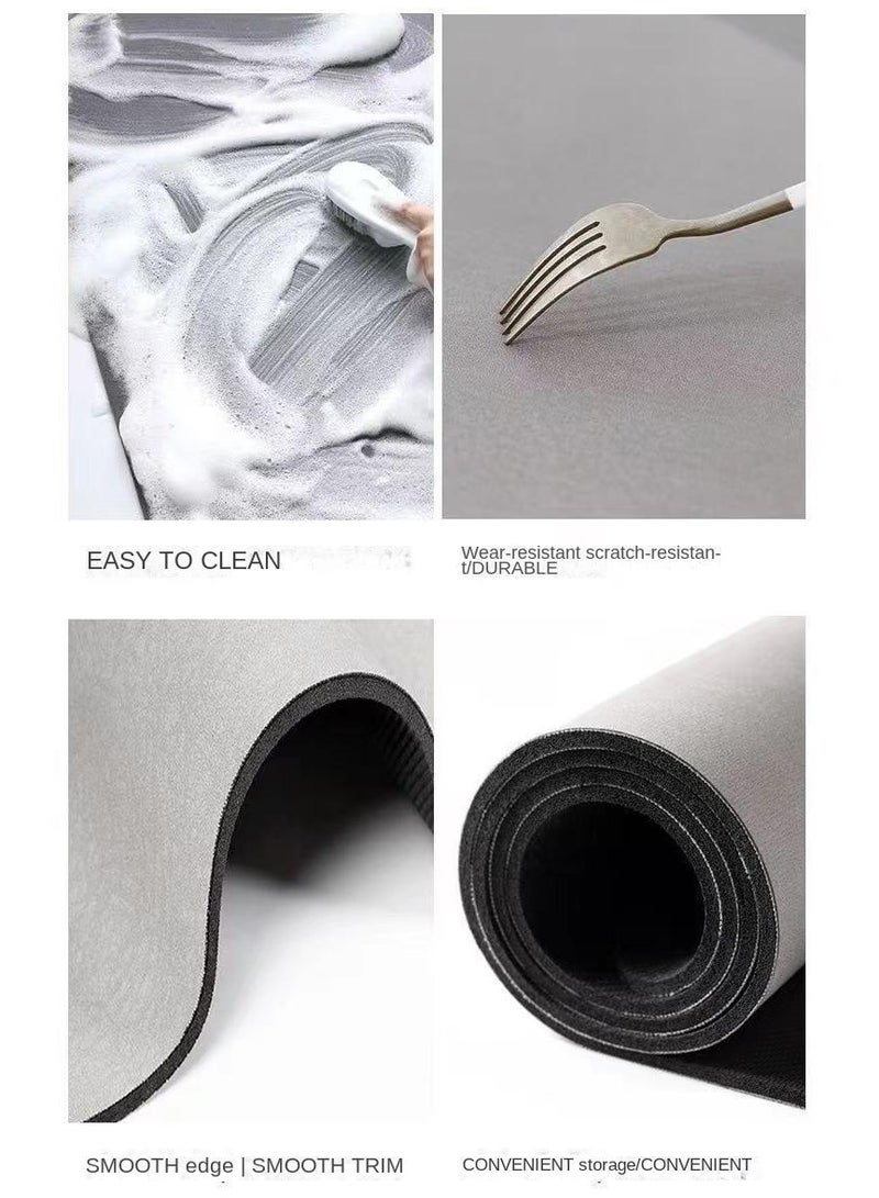Y&D 30*40cm Drain Kitchen Diatom Wash Free Countertop Drying Insulation Mat  - Image 4