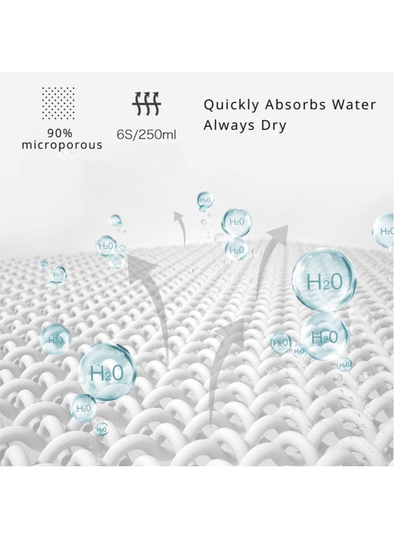 Y&D 30*40cm Drain Kitchen Diatom Wash Free Countertop Drying Insulation Mat  - Image 2