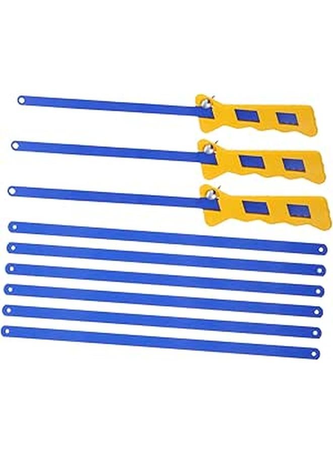 Compact Hacksaw For Woodworking Plastic Cutting DIY Projects Lightweight Durable Tool - Image 1