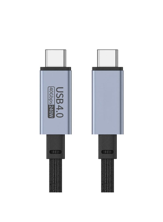 2M USB4.0 Fast Charging & Data Cable – 240W PD, 40Gbps Transfer Speed, 8K@60Hz with Smart E-Marker Chip
