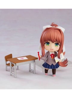 General Q version of clay man 1817 #heartbeat literature department, Monica can change face movable animation figure model ornament to give gifts to family and friends (10 cm)  - Image 2