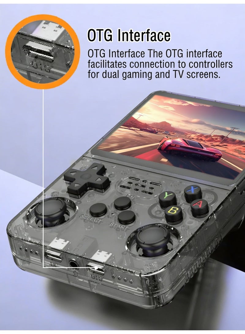 Closeli Portable Handheld Game Console, Portable Pocket Arcade,Electronic Game Console,3.5" IPS HD Screen,Built-in 128G Card, 36000+ Games, 3500mAh Rechargeable Battery, Linux Open Source System, OTG Function, 256GB TF Card Expandable, Gift for Kids & Adults - Image 5