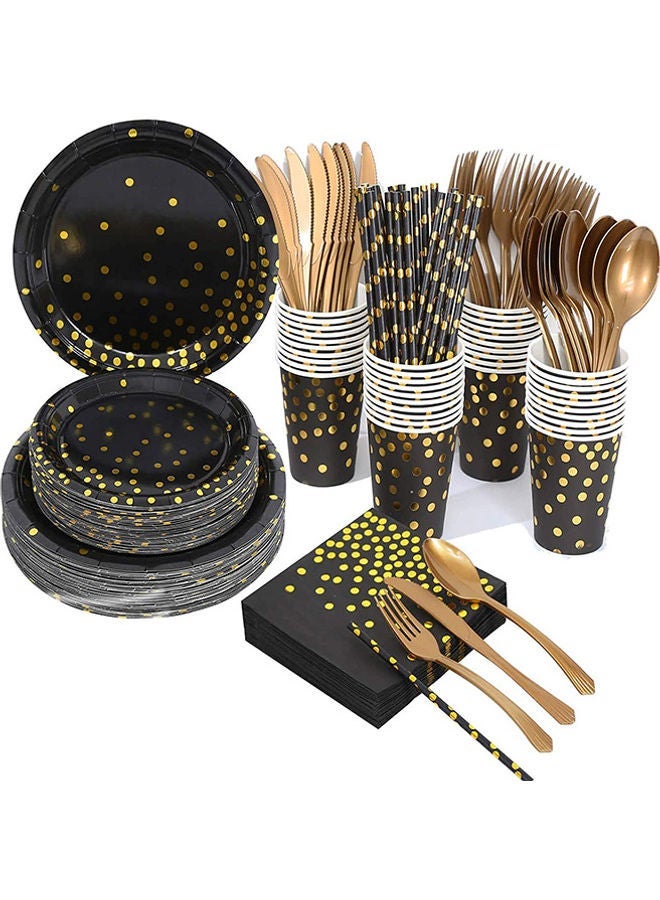 NIBEMINENT 200-Piece Disposable Tableware set - Image 1