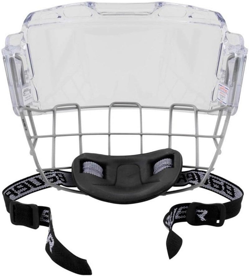 Bauer Ice Hockey Helmet Face Mask Hybrid Shield, w/Mounting Hardware, Certified - Image 2