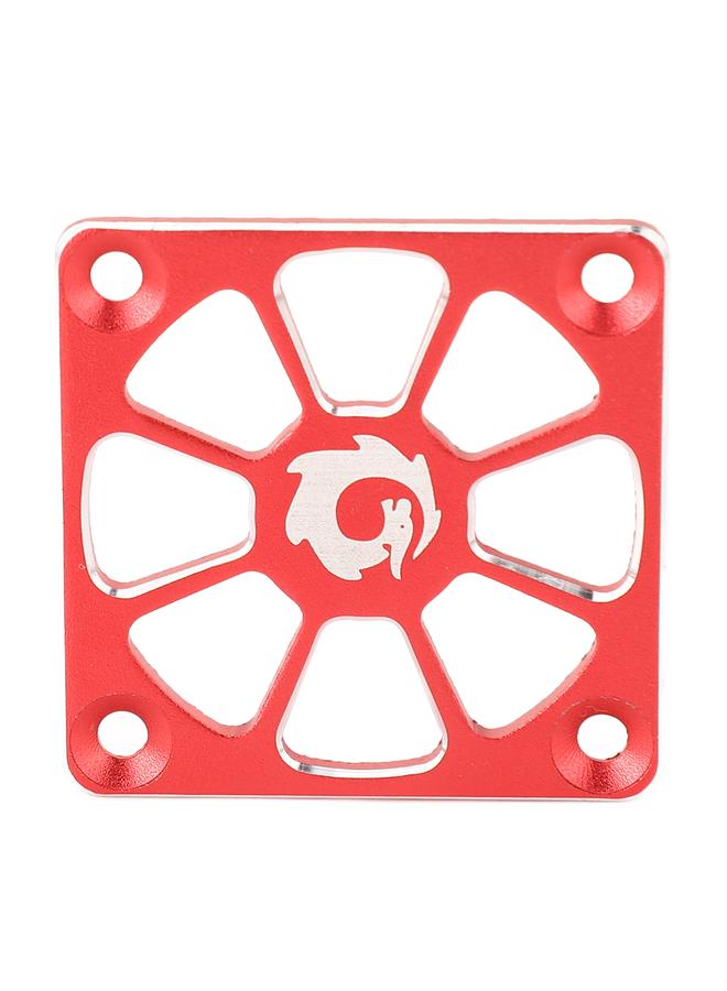 Loquat RC Cooling Fan Cover 1.57in Wide Aluminium Alloy Easy Installation RC ESC Cooling Fan Cover for Repair Replacement Red - Image 1