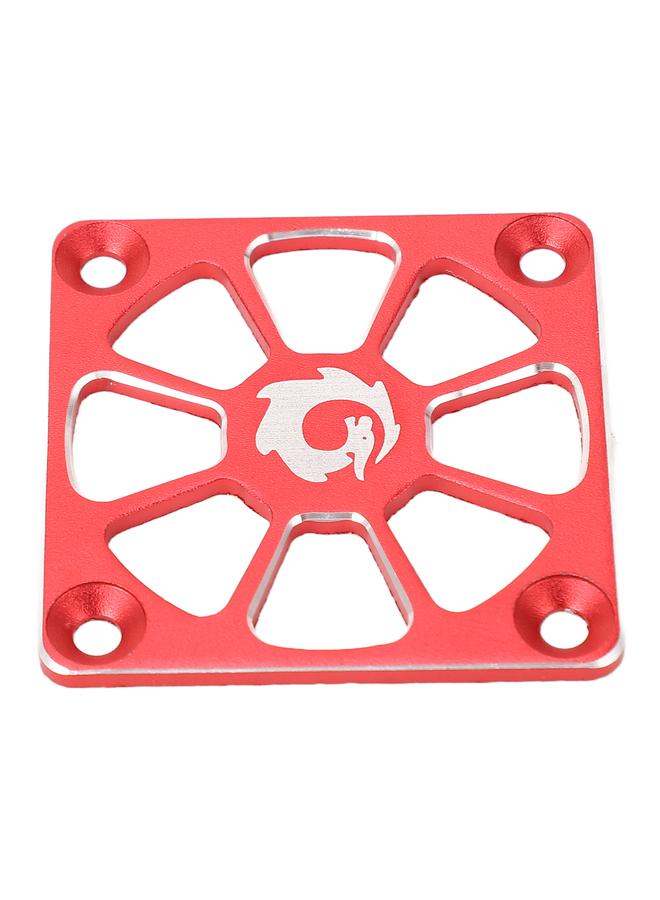 Loquat RC Cooling Fan Cover 1.57in Wide Aluminium Alloy Easy Installation RC ESC Cooling Fan Cover for Repair Replacement Red - Image 3