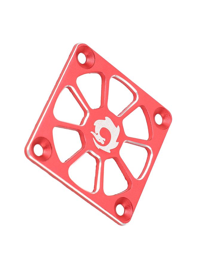 Loquat RC Cooling Fan Cover 1.57in Wide Aluminium Alloy Easy Installation RC ESC Cooling Fan Cover for Repair Replacement Red - Image 2