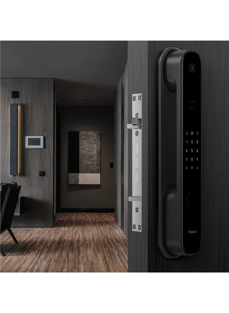أكارا قفل الباب الذكي D100 إصدار Zigbee مع HomeKit - أسود، 393.8 × 74.2 58.6 ملم  - Image 5