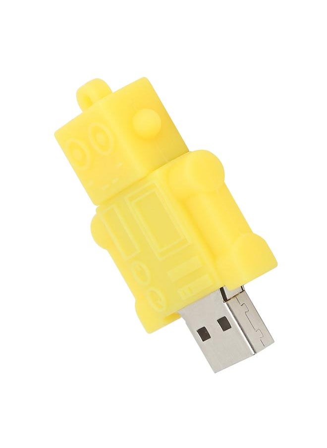 Thoraya USB Flash Memory Stick Flash Drive Gift Cute Cartoon Yellow Robot 128GB  - Image 5