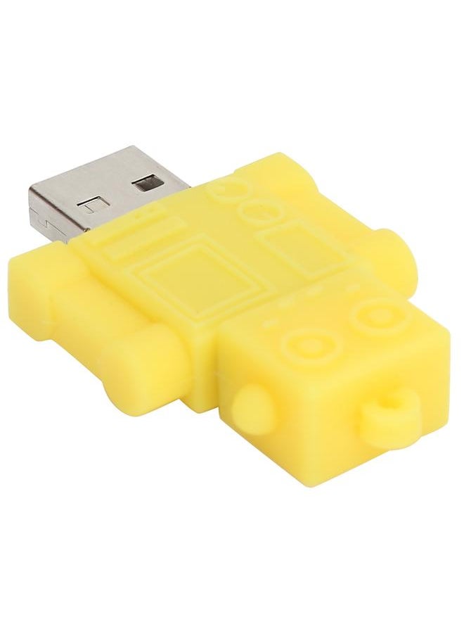 Thoraya USB Flash Memory Stick Flash Drive Gift Cute Cartoon Yellow Robot 128GB  - Image 2