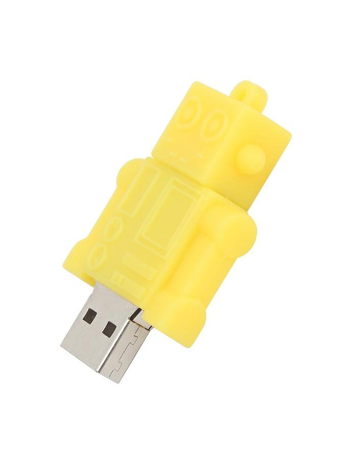 Thoraya USB Flash Memory Stick Flash Drive Gift Cute Cartoon Yellow Robot 128GB  - Image 4