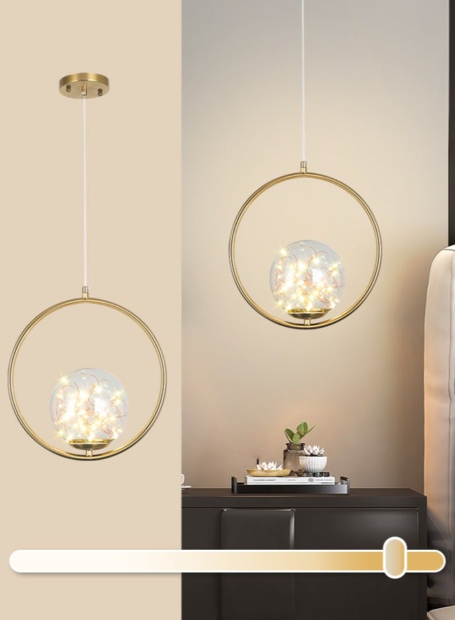 YATAI LIGHTING مصباح معلق LED، مصباح معلق قابل للتعديل الارتفاع، مصباح معلق حديث، مصابيح جيسوفيل المستخدمة في المطاعم والبارات وغرف الدراسة والمعيشة وغرف النوم 6W - Image 1