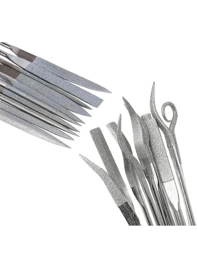 20Pcs Diamond Needle File Set Mini Jewelry Metal Files For Glass Wood Carving - Image 4