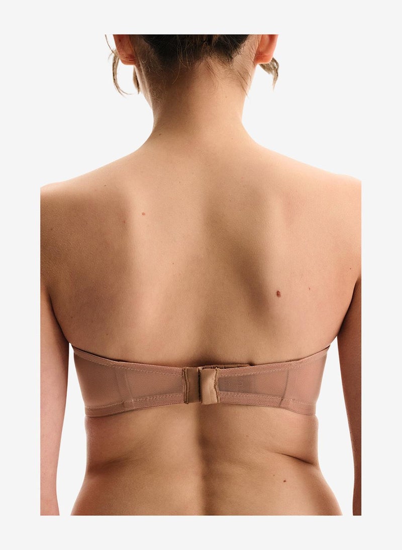 Penti Women Lotus Lace Beige Strapless Wired Bra - Image 5