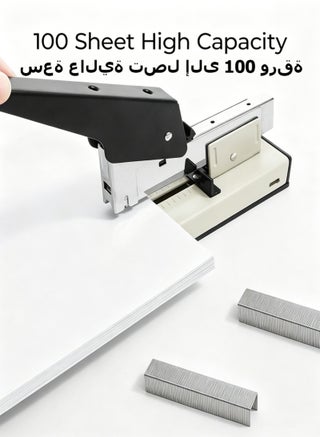 المحمولة الدوارة دباسة ، 100 ورقة قدرة كبيرة دباسة مكتب ، مناسبة للطلاب ، والأعمال التجارية مكتب دباسة - view 4