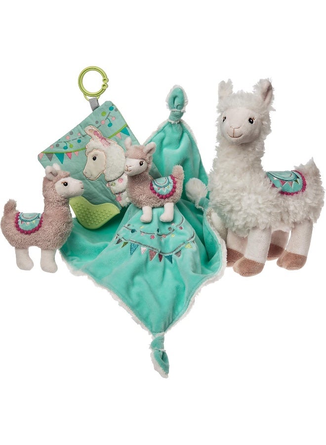 Mary Meyer Mary Meyer Baby Lily Llama Character Blanket 13"x13" - Image 2
