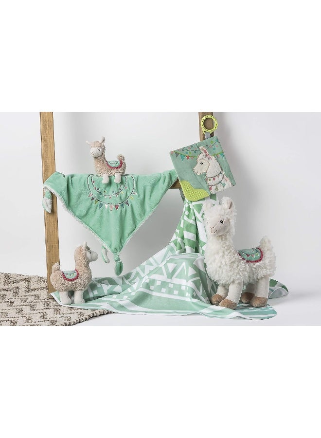 Mary Meyer Mary Meyer Baby Lily Llama Character Blanket 13"x13" - Image 3