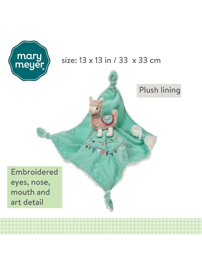 Mary Meyer Mary Meyer Baby Lily Llama Character Blanket 13"x13" - Image 4