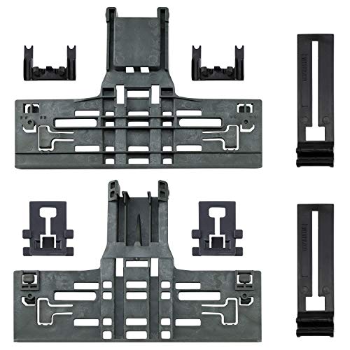 Funmit Upgraded WPW10546503 Dishwasher Top Rack Adjuster Compatible with Kitcheneaid Dishwasher Parts Upper Rack, Includes W10546503 W10195840 W10195839 W10250160 Part for Whirlpool kenmore Dishwasher, 8 PCS - Image 1