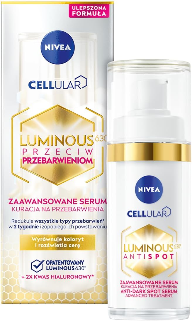 Nivea Cellular Luminous 630 antipigment spot intensive serum 30 ml brightening serum for an even and radiant complexion face care against pigment spots