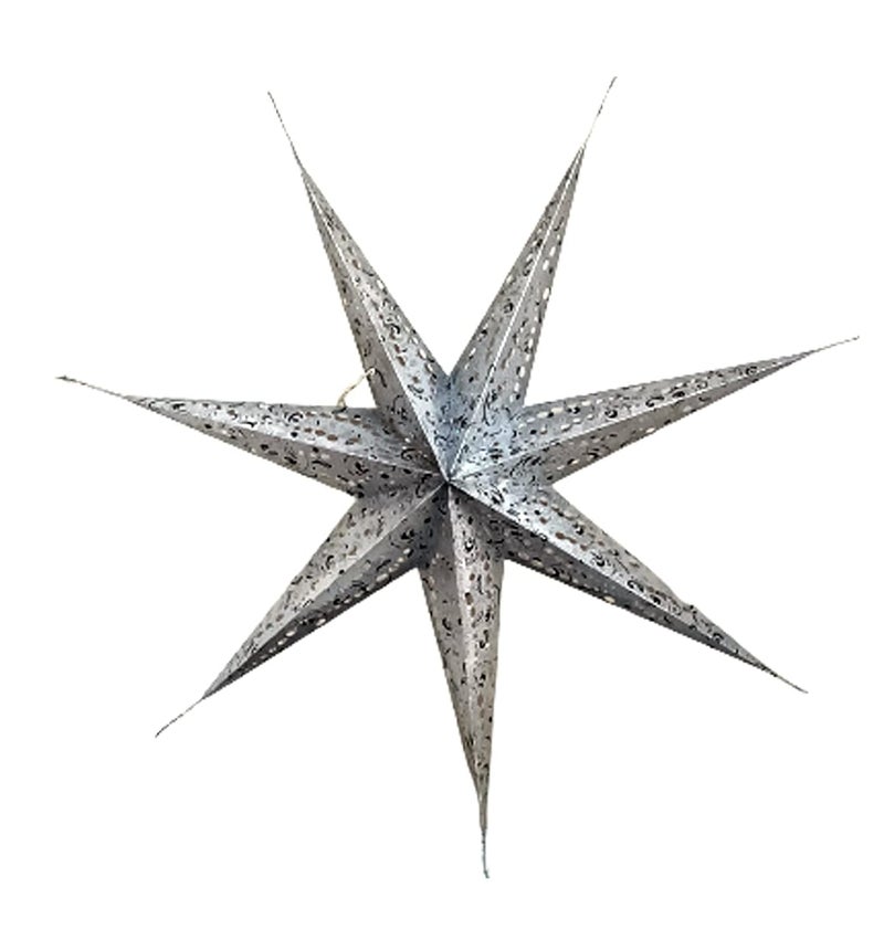 Papillon Collection XPRESSIONS Printed Hanging Paper Stars for decoration Decorative Paper Star Birthday Decoration Items Party Decoration  - Image 1
