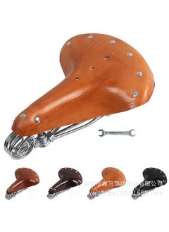 1 x 5 pcs Vintage Leather Bike Saddle Cushion Light brown - pzsku/ZFD971644F041D7A638E3Z/45/_/1734107819/cce7aad7-2323-4ff6-8787-06a8d7fc0bda