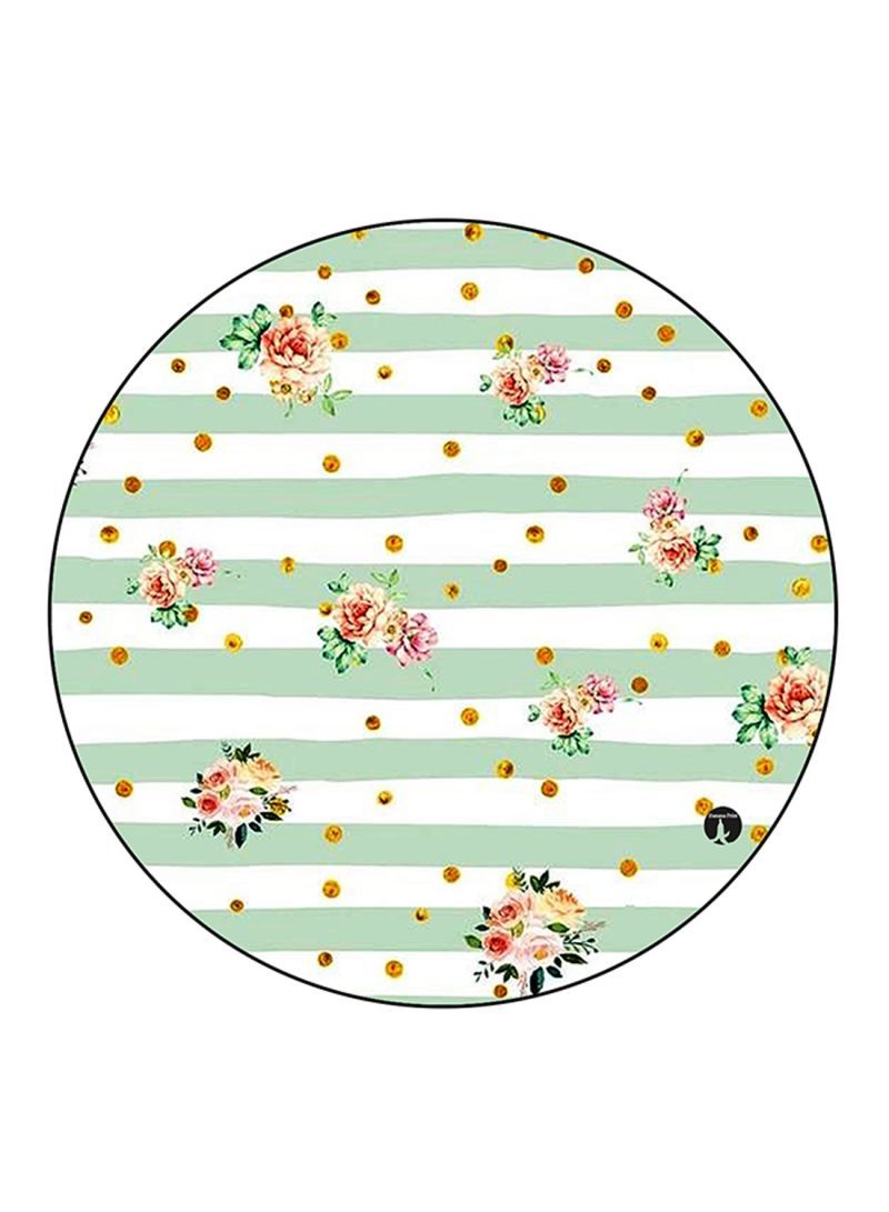 RKN Flowers Printed Mouse Pad  Multicolour
