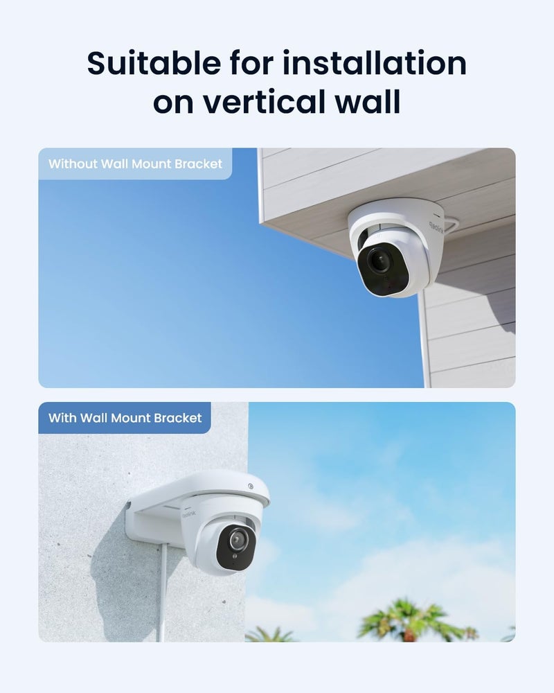 Reolink Wall Mount Bracket, Specially Designed for Reolink Cameras Including RLC-1240A, RLC-840A, RLC-540A, RLC-1224A, RLC-520A, RLC-820A, RLC-843A, RLC-840WA, Duo 3V PoE, Duo 2V PoE etc, RLA-BKW4 - Image 3