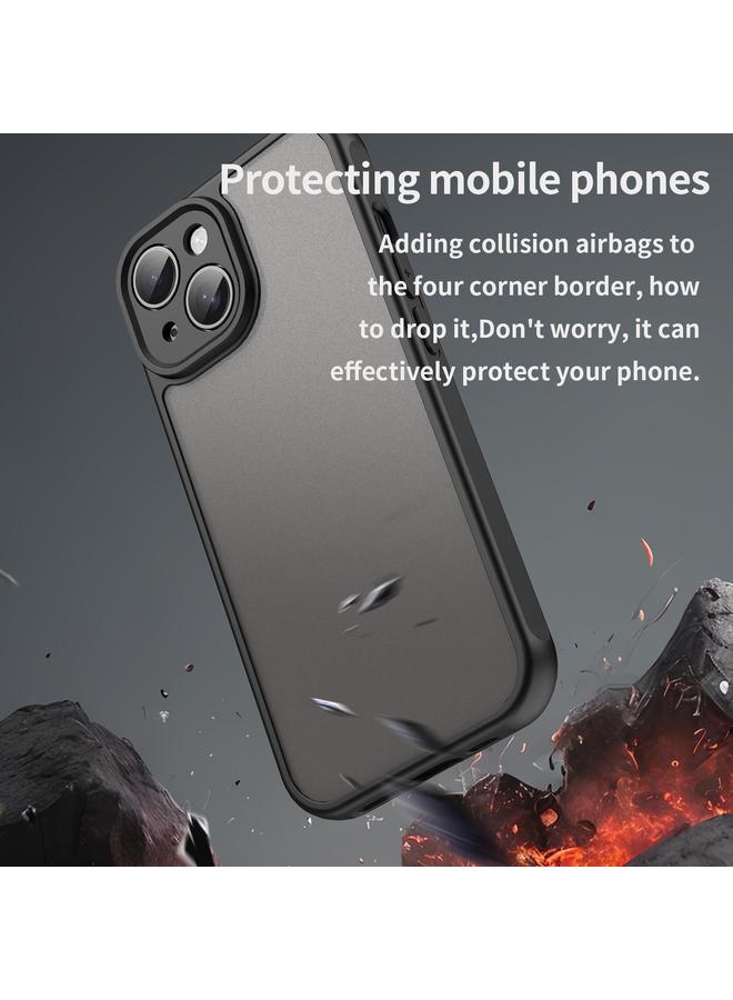 S-TOP Case For iPhone 15 Pro Max Fan Dun Series TPU Hybrid PC Frosted Phone Case - Image 3