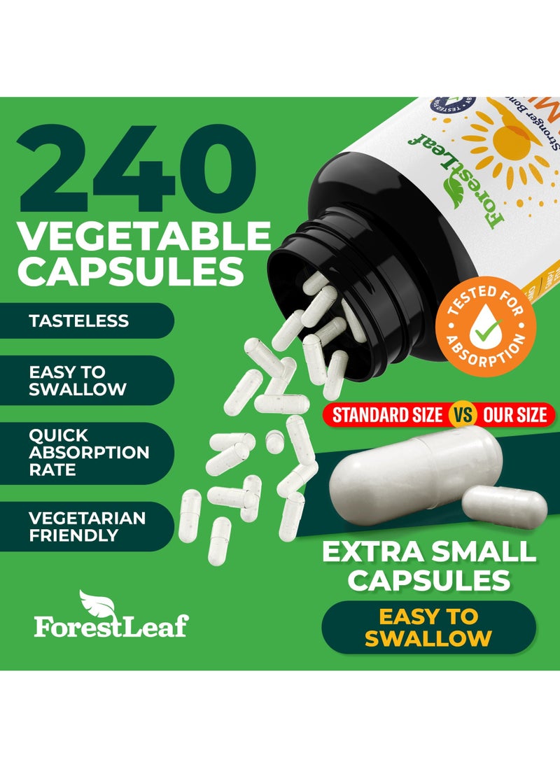 ForestLeaf Vitamin D3 1,250 mcg (50,000 IU) 240 Vegetable  - Image 4