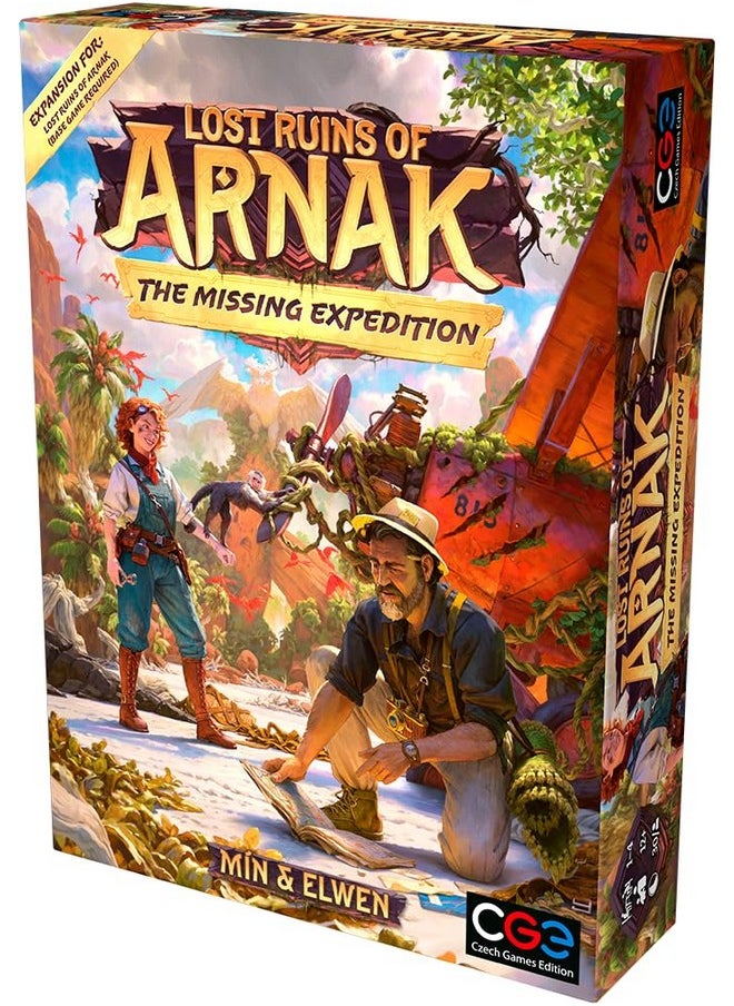 Czech Games Of Arnak: Missing Expedition By Cge Czech Games Edition, Expansion Strategy Board Games  - Image 2
