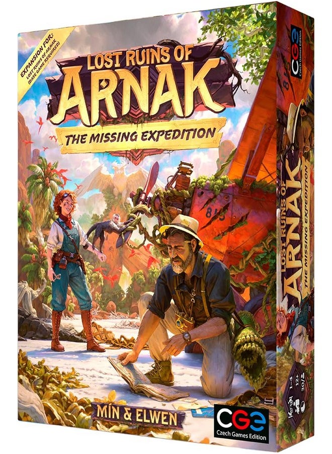 Czech Games Of Arnak: Missing Expedition By Cge Czech Games Edition, Expansion Strategy Board Games  - Image 3