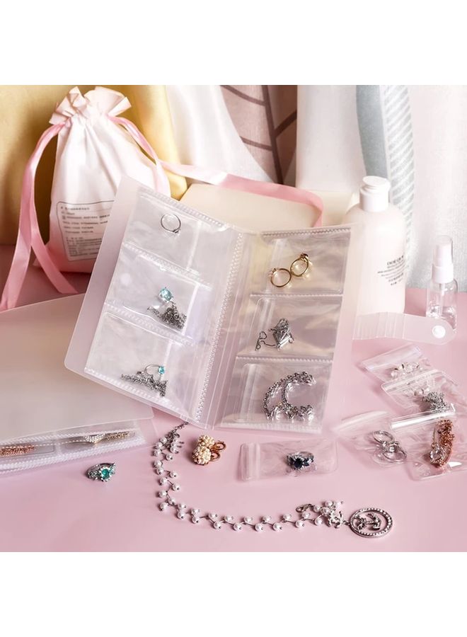 Portable 160 Slots Jewelry Storage Book Travel Organizer For Earrings Rings Necklaces - Image 5