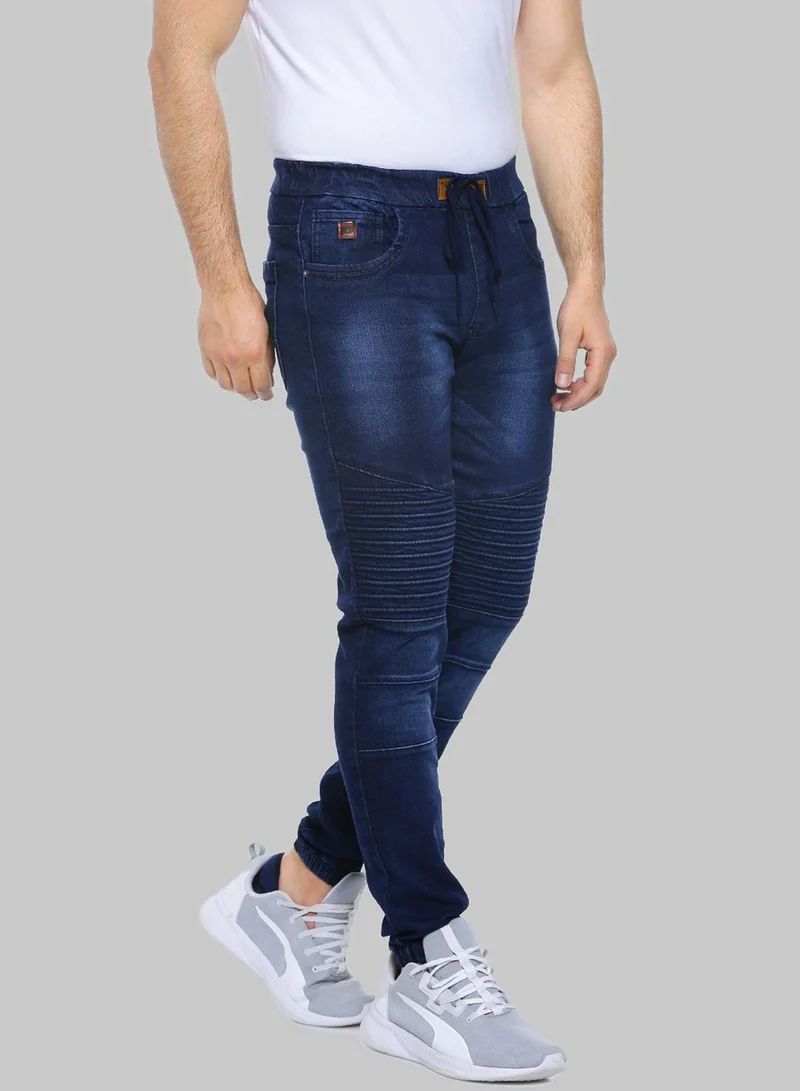 Campus Sutra  Men's Dark-Wash Skinny Fit Denim Jeans for Men | Best Price UAE