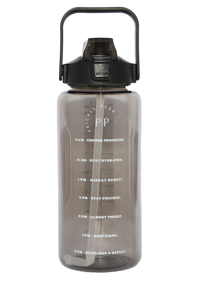 Prickly Pear Black Tracker 2L Water Bottle & Black Pouch Bundle  - Image 2