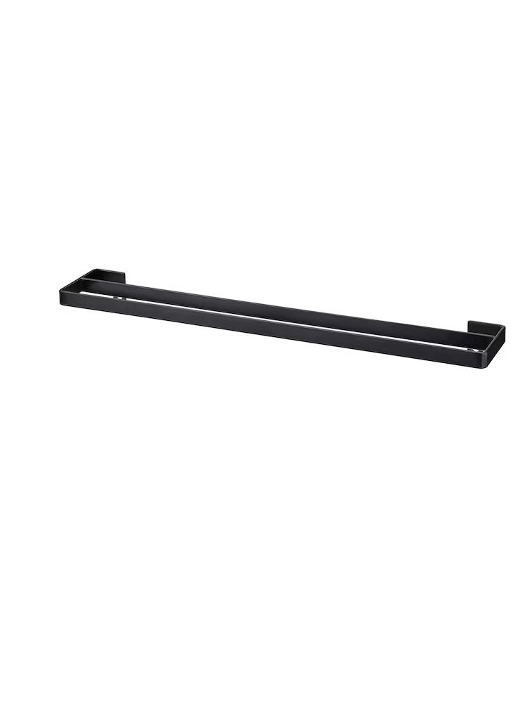 Towel rail, black60 cm - Image 1