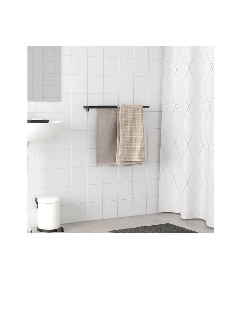 Towel rail, black60 cm - Image 3